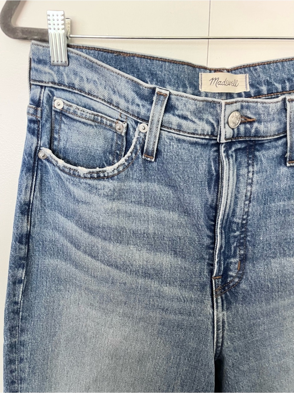 Madewell Perfect Vintage Wide-Leg Crop Jean Size 29 - Picture 5 of 8
